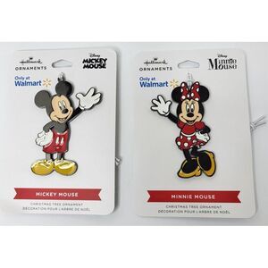 New Hallmark Ornaments Mickey & Minnie‎ Mouse Disney Gift Decor